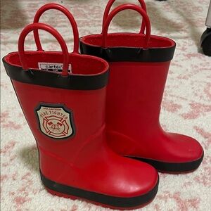 Carter's Red Firefighter Rain Boots